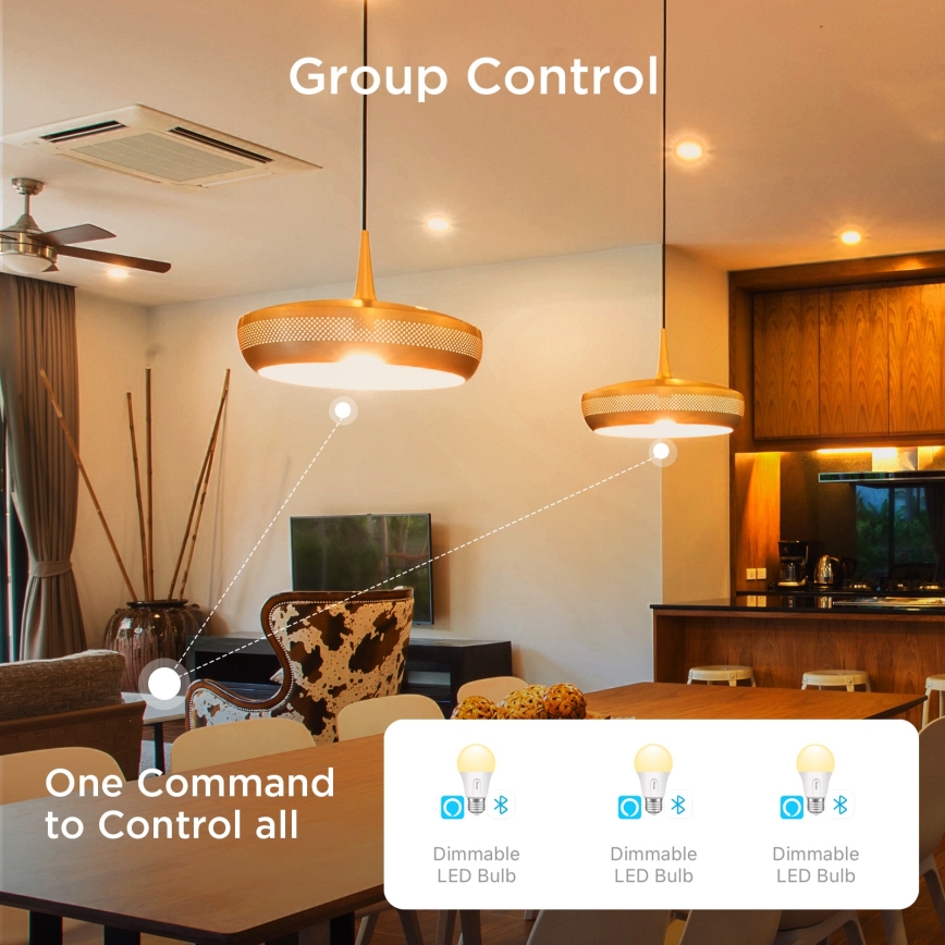 Govee - Komplekt 2x hämardatav LED-pirn nutikas MATTER A60 E27/9W/230V 2700-6500K Wi-Fi