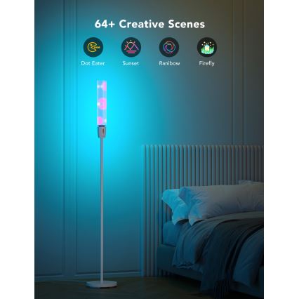 Govee - LED Hämardatav põrandalamp CYLINDER SMART RGBICWW 2200-6500K