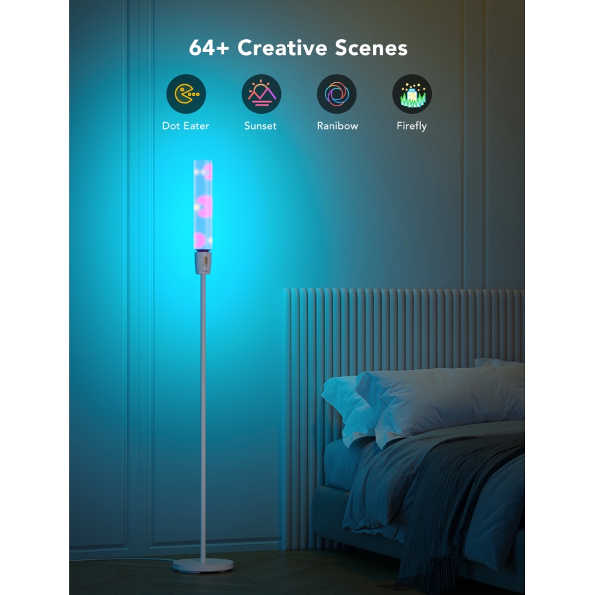 Govee - LED Hämardatav põrandalamp CYLINDER SMART RGBICWW 2200-6500K