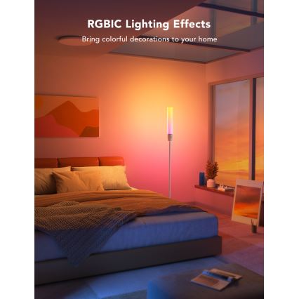 Govee - LED Hämardatav põrandalamp CYLINDER SMART RGBICWW 2200-6500K