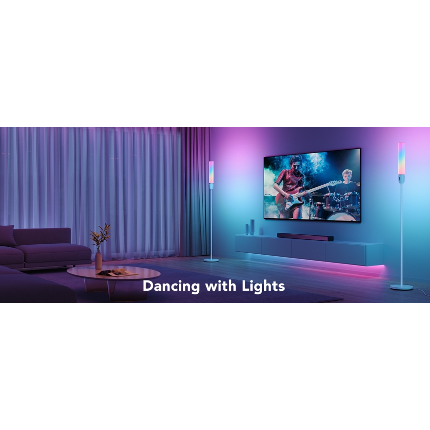 Govee - LED Hämardatav põrandalamp CYLINDER SMART RGBICWW 2200-6500K