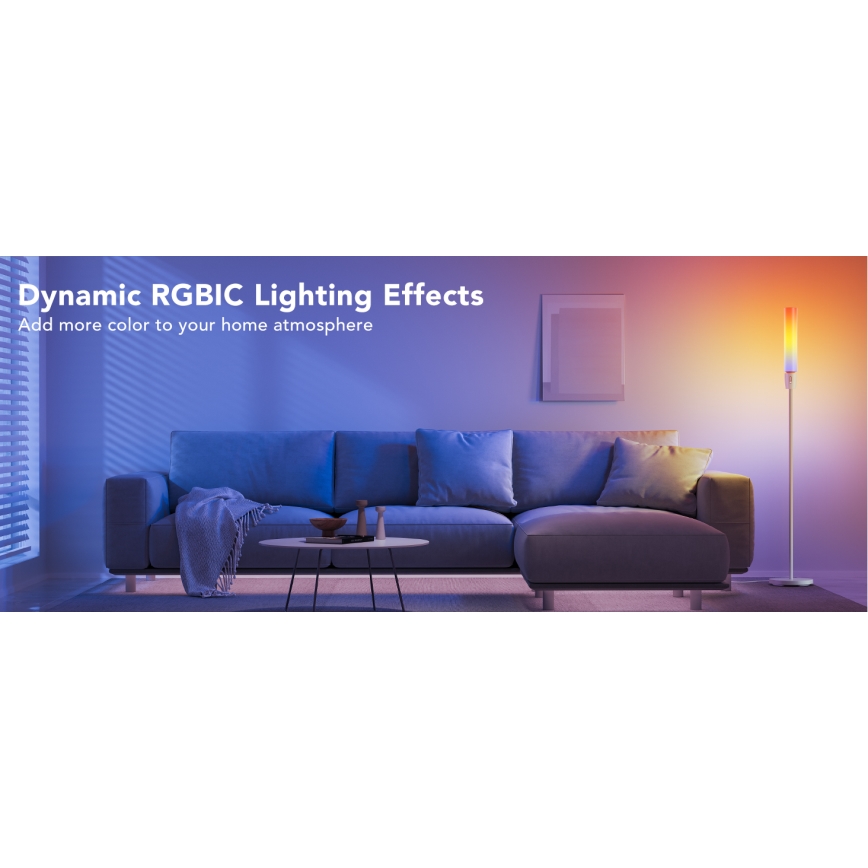 Govee - LED Hämardatav põrandalamp CYLINDER SMART RGBICWW 2200-6500K