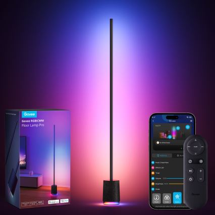 Govee - LED Põrandalamp kõlariga Pro RGBICWW 2200-6500K Wi-Fi + kaugjuhtimispult