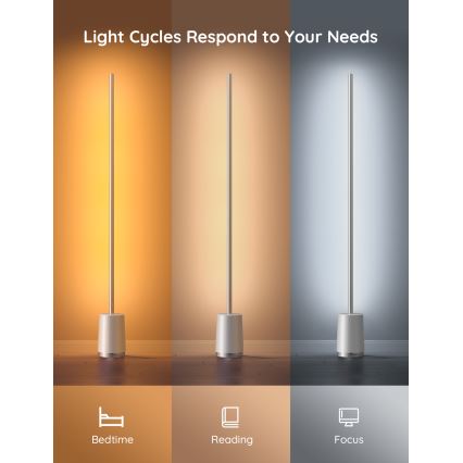Govee - LED Hämardatav põrandalamp Lyra Smart RGBICWW 2200-6500K Wi-Fi + kaugjuhtimispult
