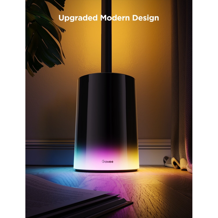 Govee - LED Põrandalamp Smart MATTER LED RGBICWW 2200-6500K Wi-Fi + kaugjuhtimispult