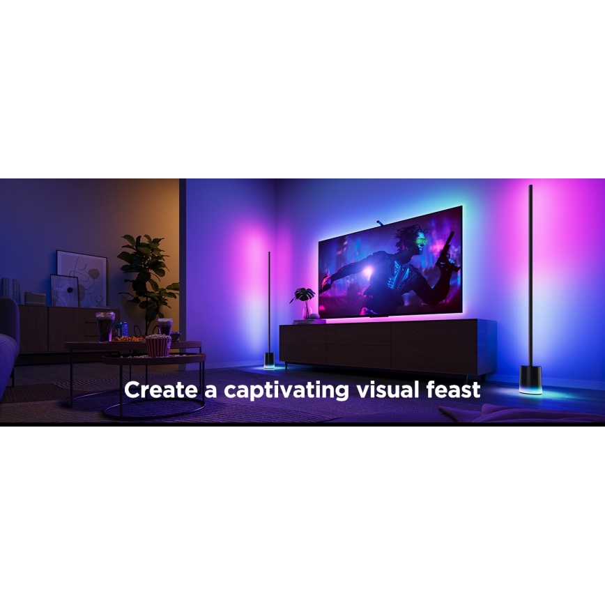 Govee - LED Põrandalamp Smart MATTER LED RGBICWW 2200-6500K Wi-Fi + kaugjuhtimispult