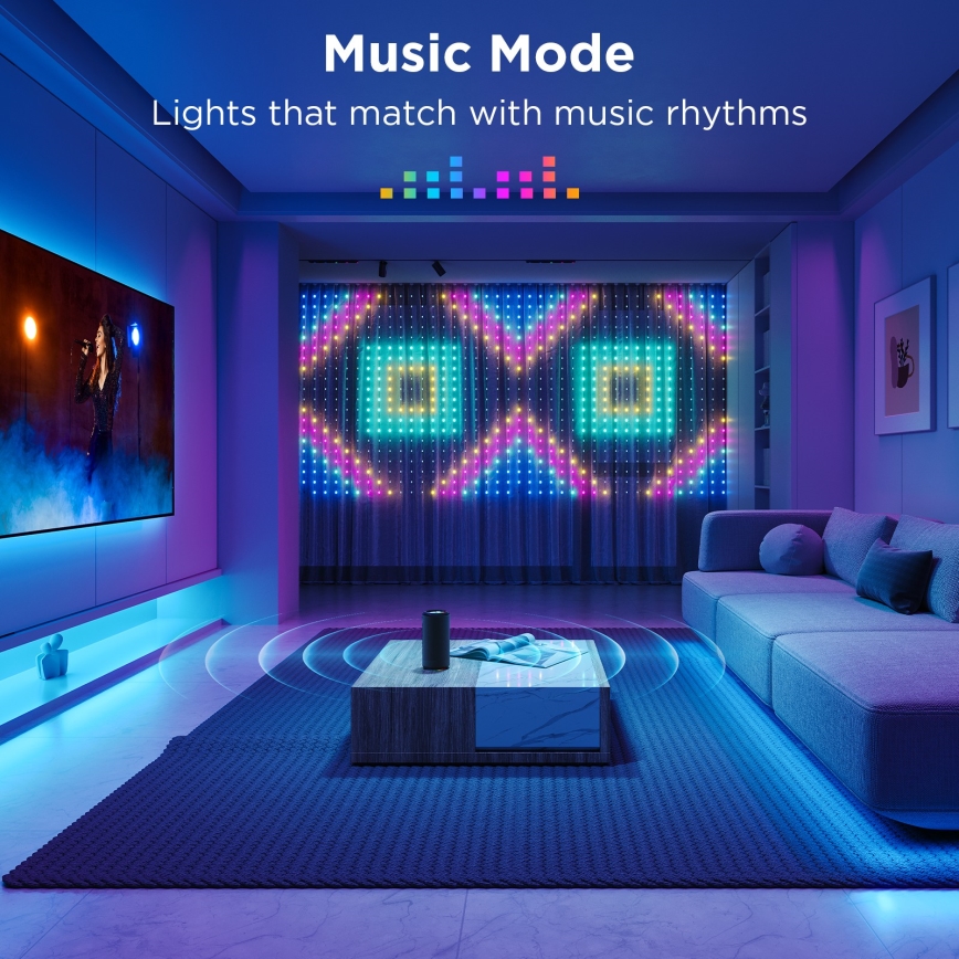 Govee - LED RGB Hämardatav väli dekoratiivne kett LED/15W/230V IP65 Wi-Fi