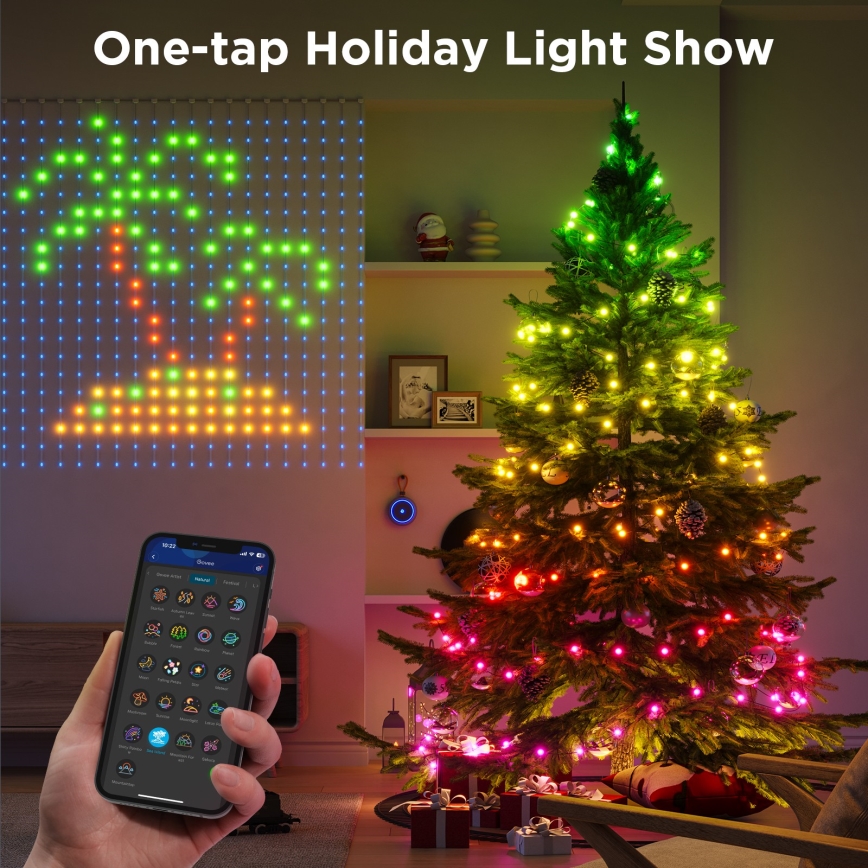 Govee - LED RGB Hämardatav väli dekoratiivne kett LED/15W/230V IP65 Wi-Fi