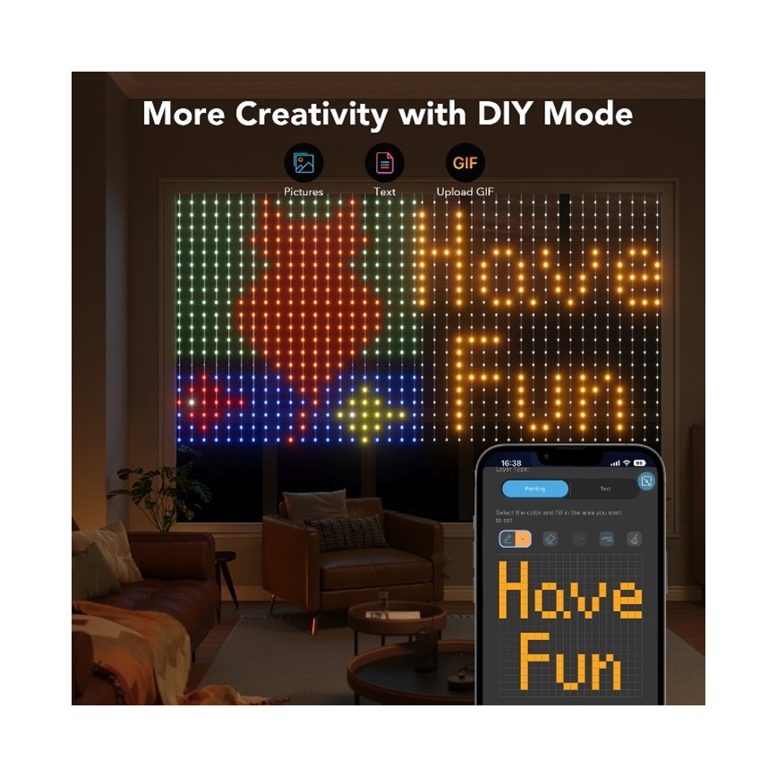 Govee - LED RGB Hämardatav väli dekoratiivne kett LED/15W/230V IP65 Wi-Fi