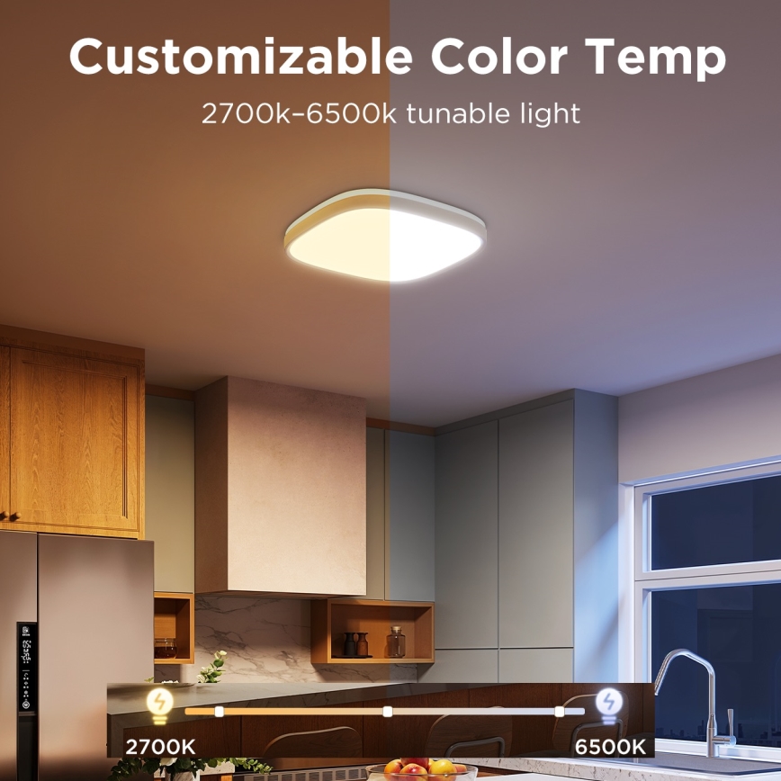 Govee - LED RGBIC Hämardatav laevalgusti LED/24W/230V 2700-6500K Wi-Fi