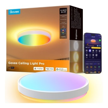 Govee - LED RGBIC Hämardatav laevalgusti LED/49W/230V 2700-6500K Wi-Fi d. 38 cm