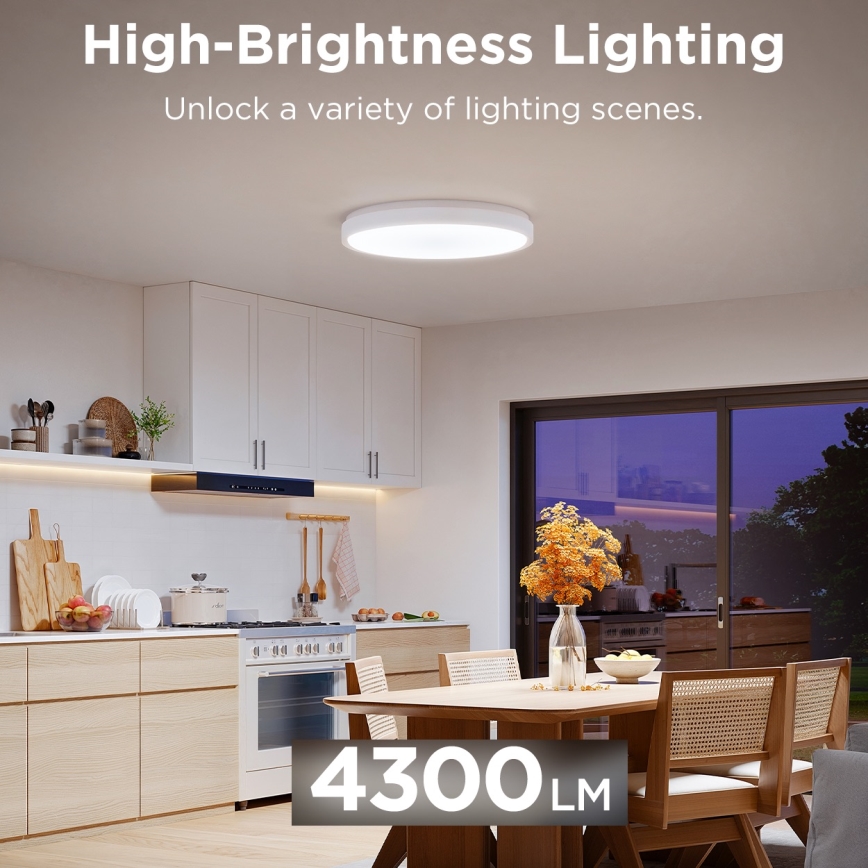 Govee - LED RGBIC Hämardatav laevalgusti LED/49W/230V 2700-6500K Wi-Fi