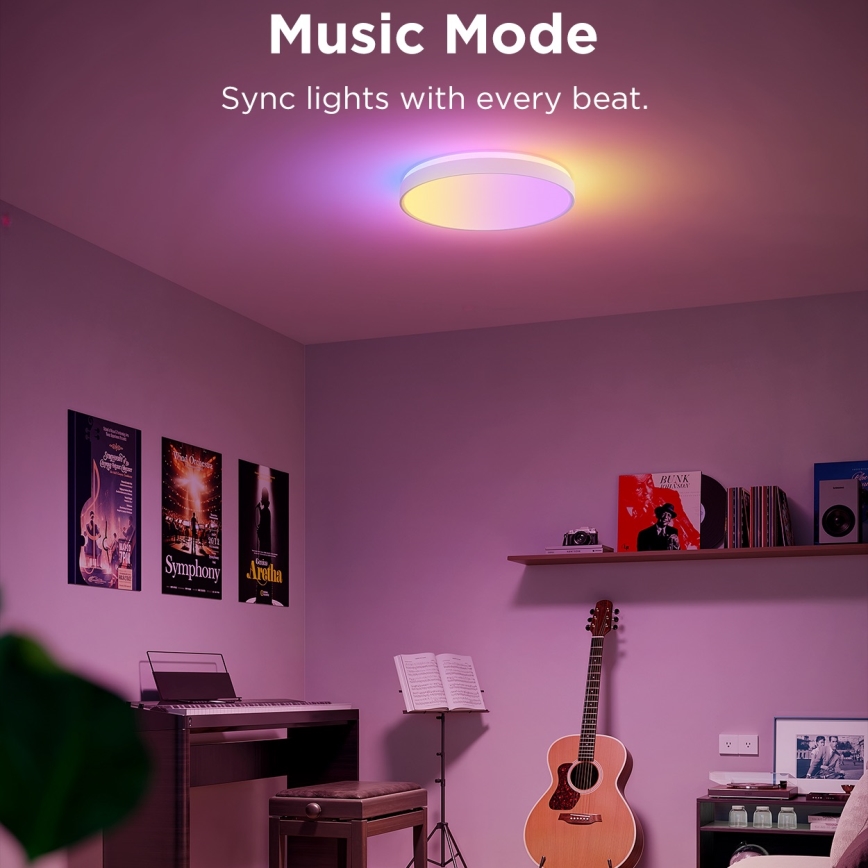 Govee - LED RGBIC Hämardatav laevalgusti LED/49W/230V 2700-6500K Wi-Fi