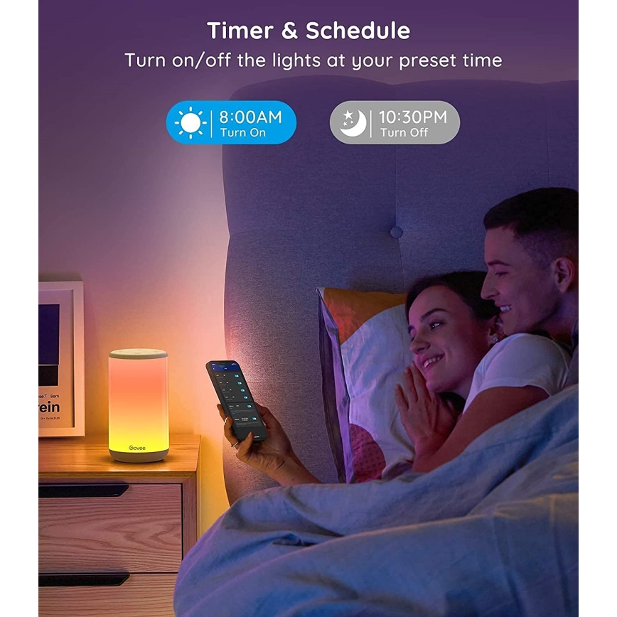 Govee - LED RGBIC Hämardatav laualamp AURA 2 2200-6500K Wi-Fi Matter