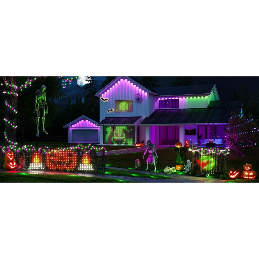 Govee - LED RGBIC Väli võrkvalgustus 143x85cm Wi-Fi Matter IP65