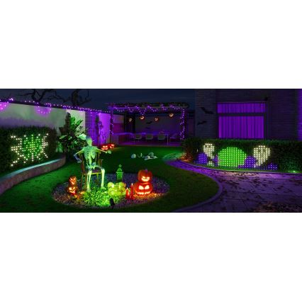 Govee - LED RGBIC Väli võrkvalgustus 143x85cm Wi-Fi Matter IP65