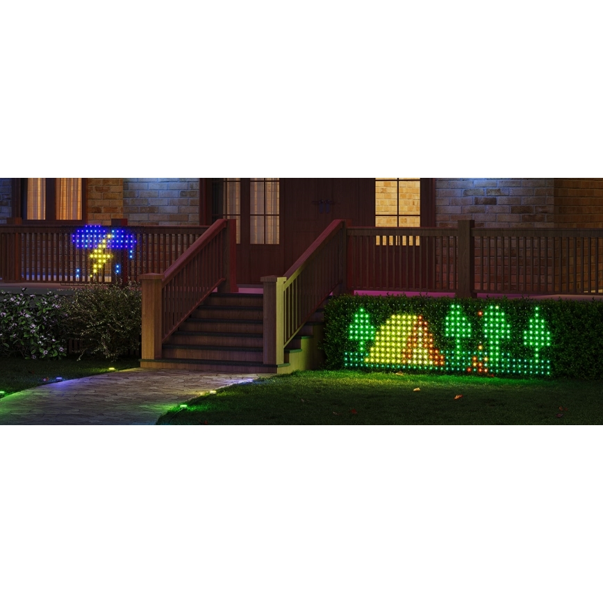 Govee - LED RGBIC Välisvalgusvõrk 143x85cm Wi-Fi Matter IP65