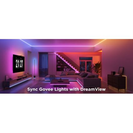 Govee - LED RGBICW Hämardatav valgusriba COB 3780 dioodid 3m Wi-Fi Matter