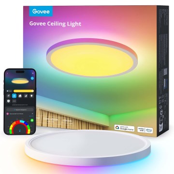 Govee - LED RGBICWW hämardatav laelamp LED/29W/230V, läbimõõt 30 cm, Matter, Wi‑Fi