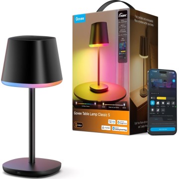 Govee - LED RGBICWW Hämardatav laualamp CLASSIC MATTER LED/10W/5V 4800mAh Wi-Fi