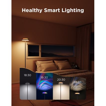 Govee - LED RGBICWW hämardatav põrandalamp UPLIGHTER MATTER LED/24W/230V Wi-Fi