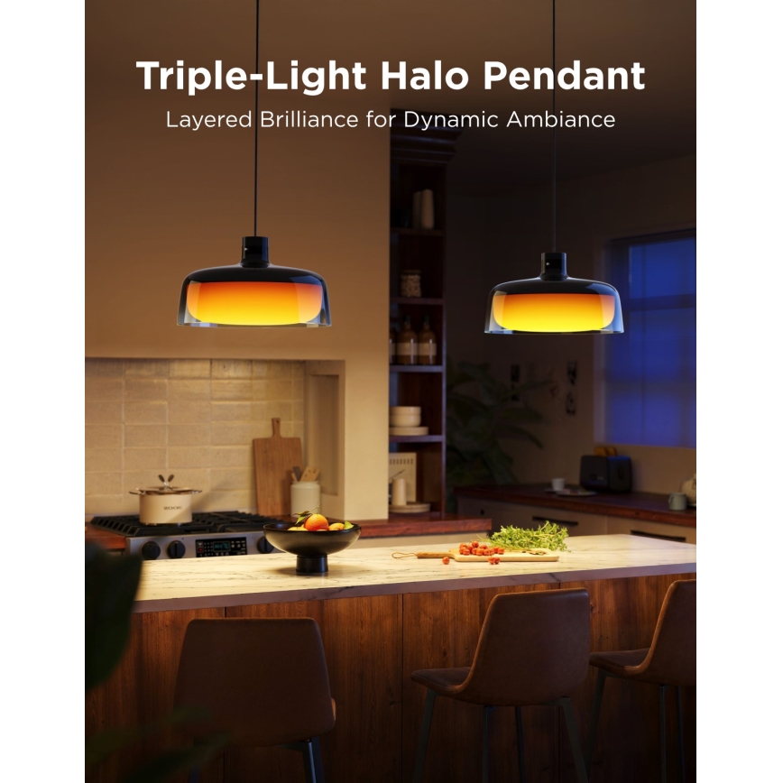 Govee - LED RGBICWW hämardatav rippvalgusti riputuskaabliga LED/21W/230V Matter Wi‑Fi