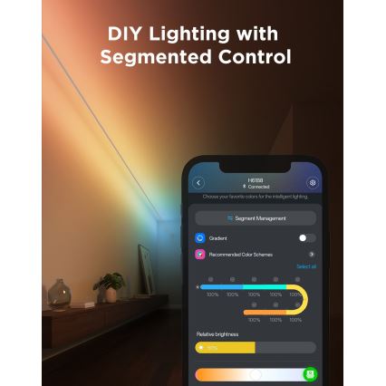 Govee - LED RGBICWW riputatav LED-riba LED/36W/24V 4m Skyline Matter Wi-Fi