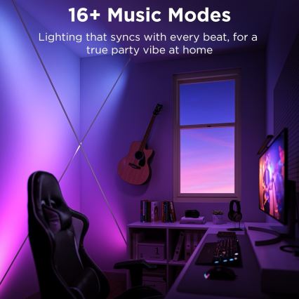 Govee - LED RGBICWW riputatav LED-riba LED/36W/24V 4m Skyline Matter Wi-Fi