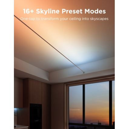 Govee - LED RGBICWW riputatav LED-riba LED/36W/24V 4m Skyline Matter Wi-Fi