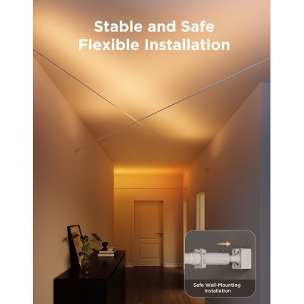 Govee - LED RGBICWW riputatav LED-riba LED/36W/24V 4m Skyline Matter Wi-Fi