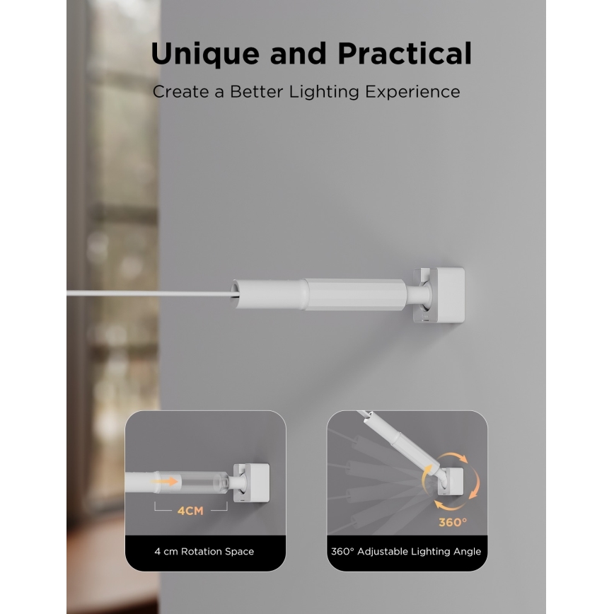 Govee - LED RGBICWW riputatav LED-riba LED/36W/24V 4m Skyline Matter Wi-Fi