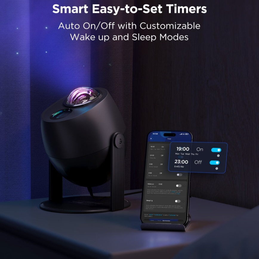 Govee - LED RGBW Galaxy Valgusprojektor Pro Wi-Fi Matter