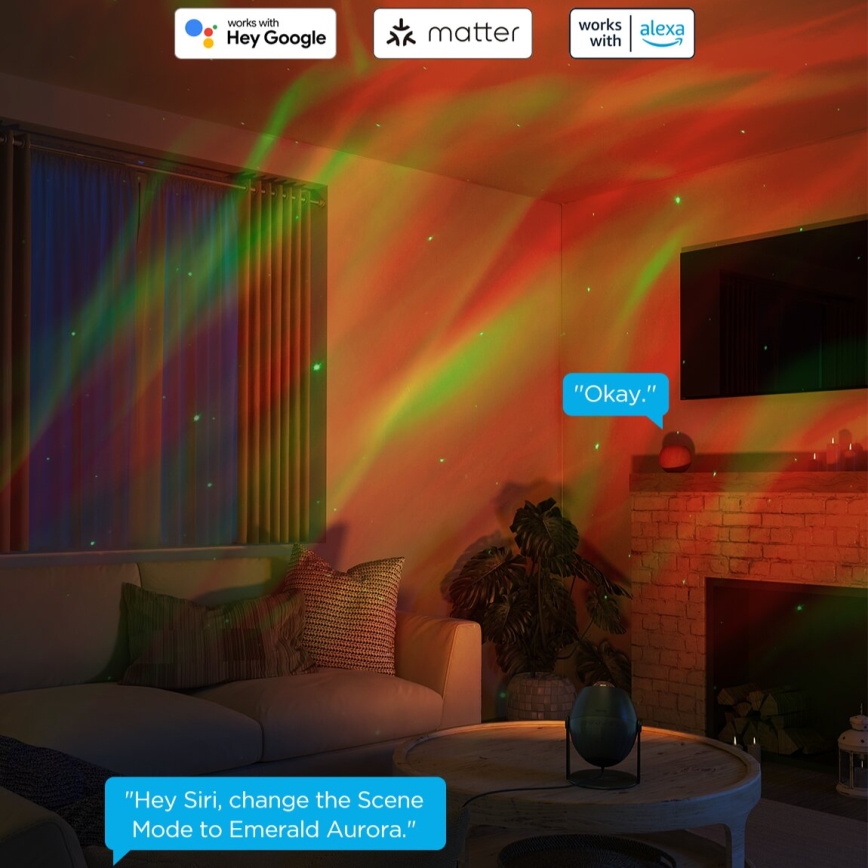 Govee - LED RGBW Galaxy Valgusprojektor Pro Wi-Fi Matter
