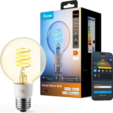Govee - LED RGBWW hämardatav pirn Smart MATTER G80 E27/5W/230V 2700-6500K Wi-Fi