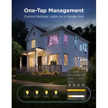 Govee - LED RGBWW hämardatav pirn Smart MATTER G80 E27/5W/230V 2700-6500K Wi-Fi