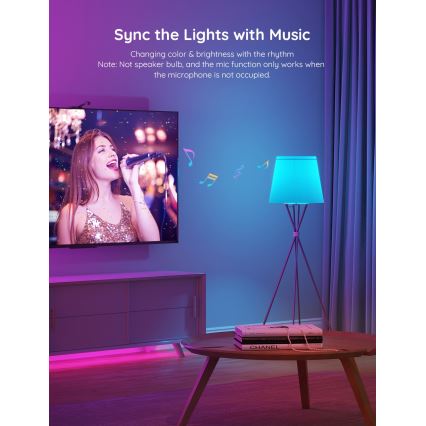 Govee - LED RGBWW Pirn Smart E27/12W/230V 2700-6500K Wi-Fi