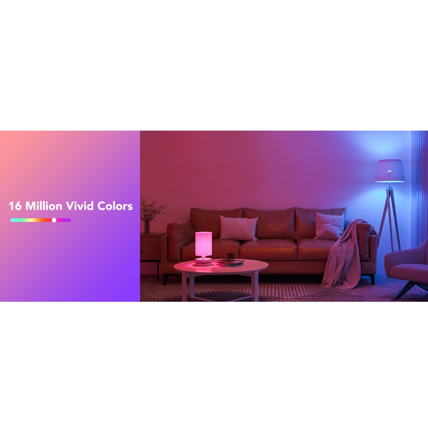Govee - LED RGBWW Pirn Smart E27/12W/230V 2700-6500K Wi-Fi