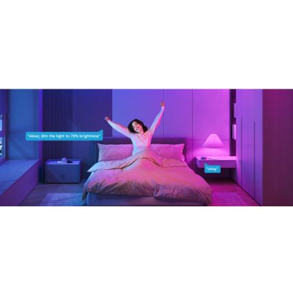 Govee - LED RGBWW Pirn Smart E27/12W/230V 2700-6500K Wi-Fi
