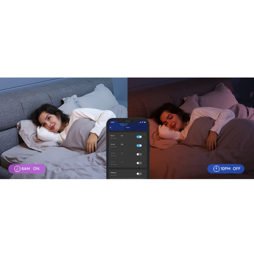 Govee - LED RGBWW Pirn Smart E27/12W/230V 2700-6500K Wi-Fi