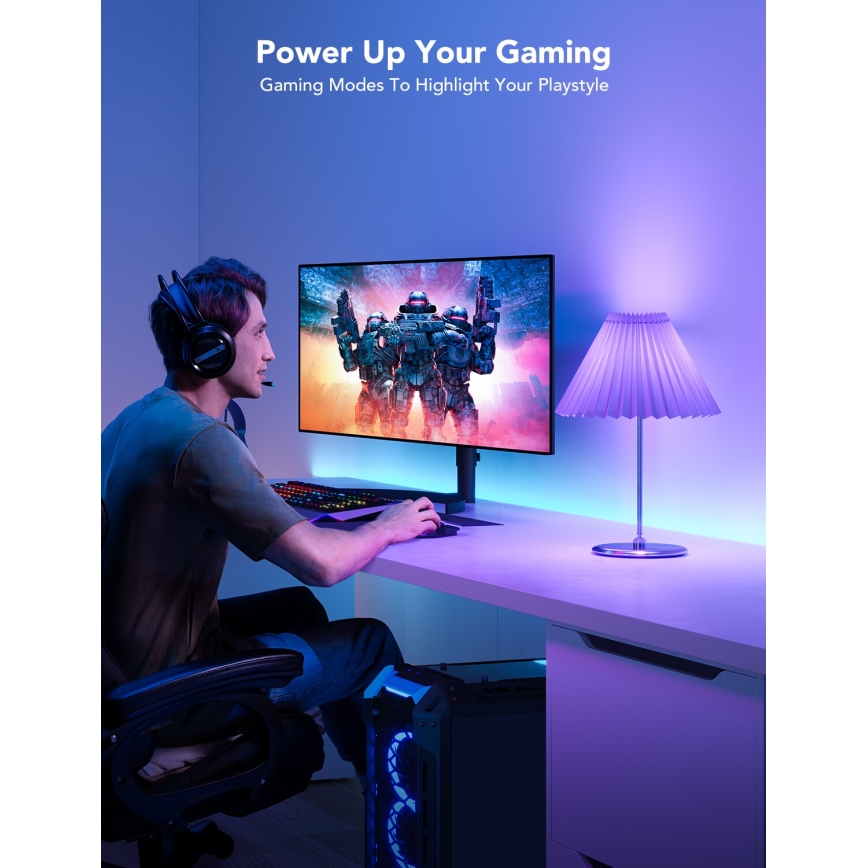 Govee - LED RGBWW Pirn Smart E27/9W/230V 2700-6500K Wi-Fi