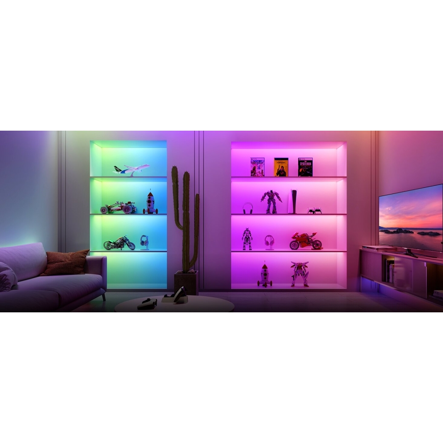 Govee - LED RGBWWIC Hämardatav pikendus riba Riba Valgustus 2 Pro 1m Wi-Fi Matter