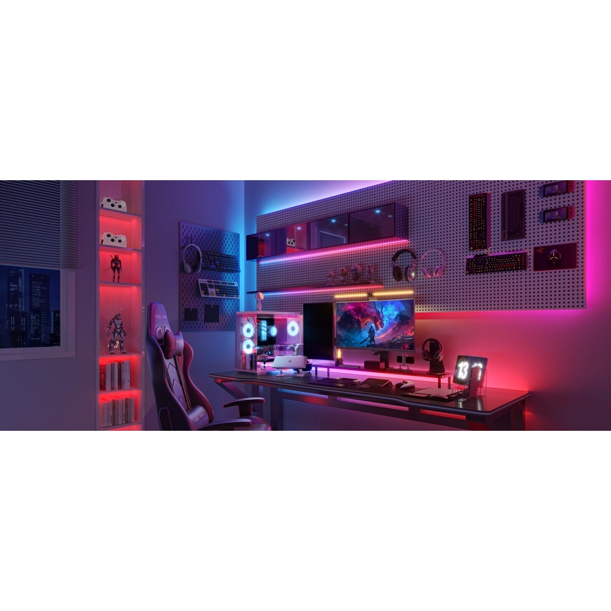 Govee - LED RGBWWIC Hämardatav pikendus riba Riba Valgustus 2 Pro 1m Wi-Fi Matter