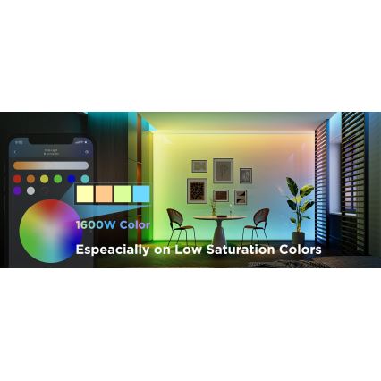 Govee - LED RGBWWIC Hämardatav pikendus riba Riba Valgustus 2 Pro 1m Wi-Fi Matter