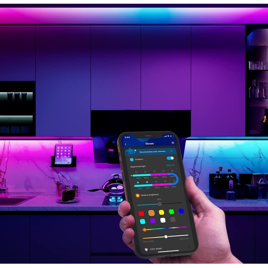 Govee - M1 PRO PREMIUM Smart RGBICW+ LED Valgusriba 2m Wi-Fi Matter