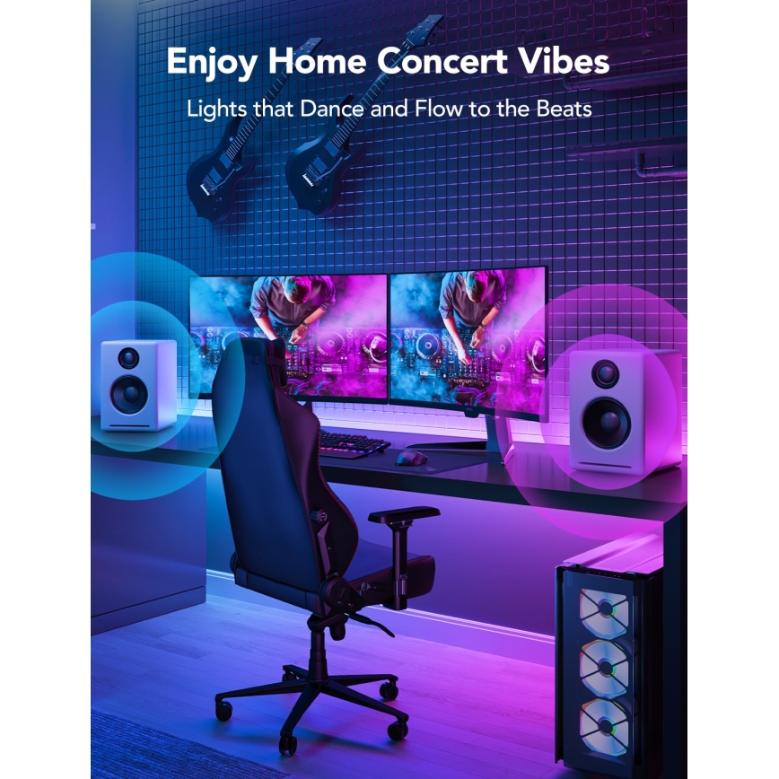 Govee - M1 PRO PREMIUM Smart RGBICW+ LED Valgusriba 2m Wi-Fi Matter
