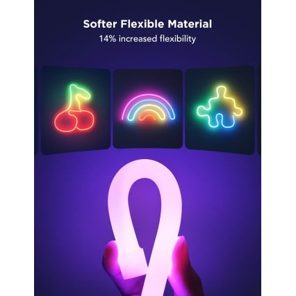 Govee - Neon 2 MATTER paindlik LED Valgusriba 5m RGBIC Wi-Fi IP67