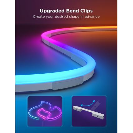 Govee - Neon 2 MATTER paindlik LED Valgusriba 5m RGBIC Wi-Fi IP67