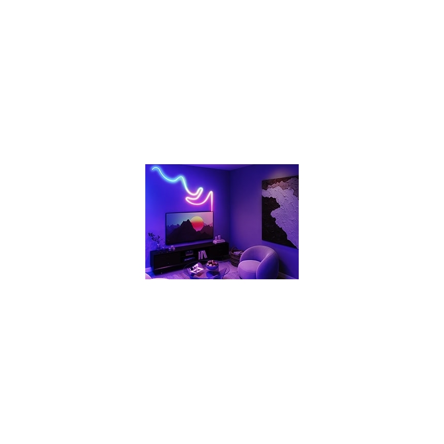 Govee - Neon 2 MATTER paindlik LED Valgusriba 5m RGBIC Wi-Fi IP67