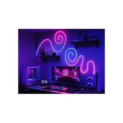 Govee - Neon 2 MATTER paindlik LED Valgusriba 5m RGBIC Wi-Fi IP67