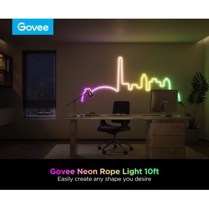 Govee - Neon 2 MATTER painduv 3m RGBIC Wi-Fi LED-riba